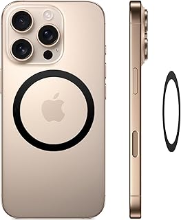 Set of four metal ring stickers for magnetic phone mounts