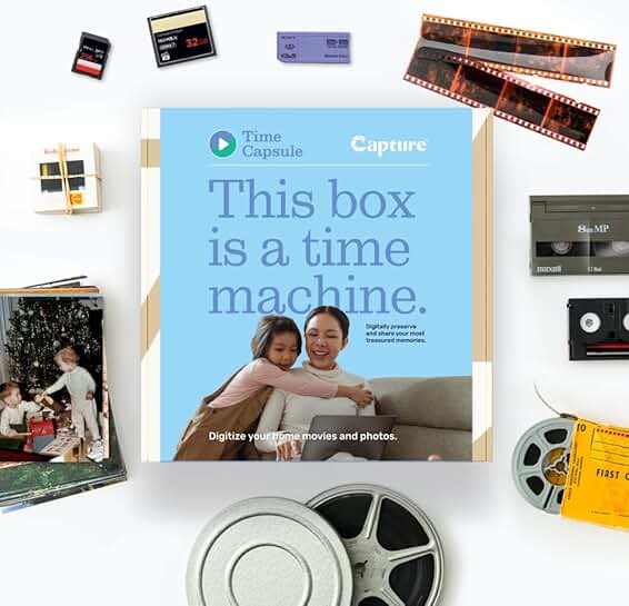 Media Digitization Service for VHS, 8mm, Photos