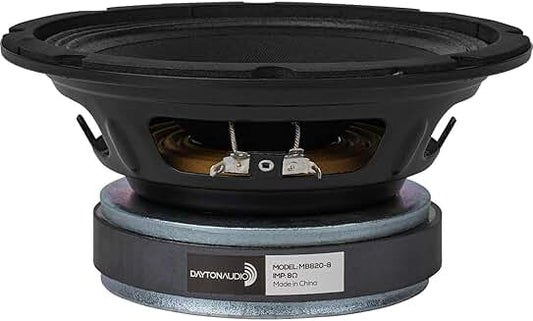 8-inch high power midbass driver, 8 ohm