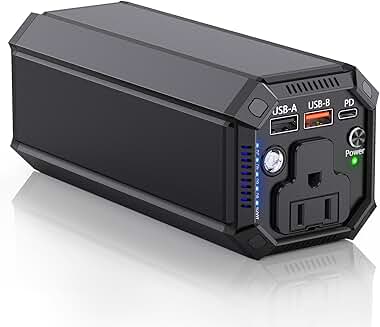 Portable 100W Power Bank with AC Outlet and 65W PD USB-C