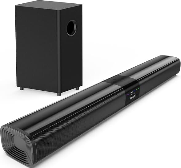 Sound Bar with Subwoofer and Bluetooth for TV