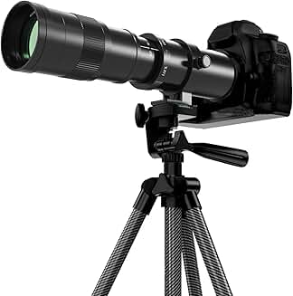 Telephoto 420-800mm Manual Focus Lens for Nikon DSLR