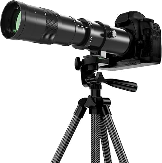 Telephoto 420-800mm Manual Focus Lens for Nikon DSLR