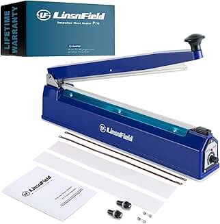 8-inch Impulse Heat Sealer for Strong Bag Sealing