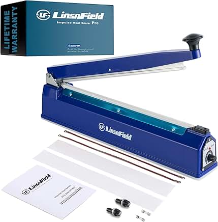 8-inch Impulse Heat Sealer for Strong Bag Sealing