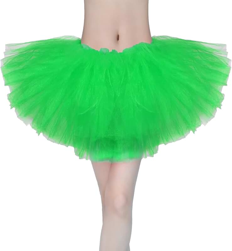 Adult Tulle Skirt with Five Layers for Dance and Cosplay