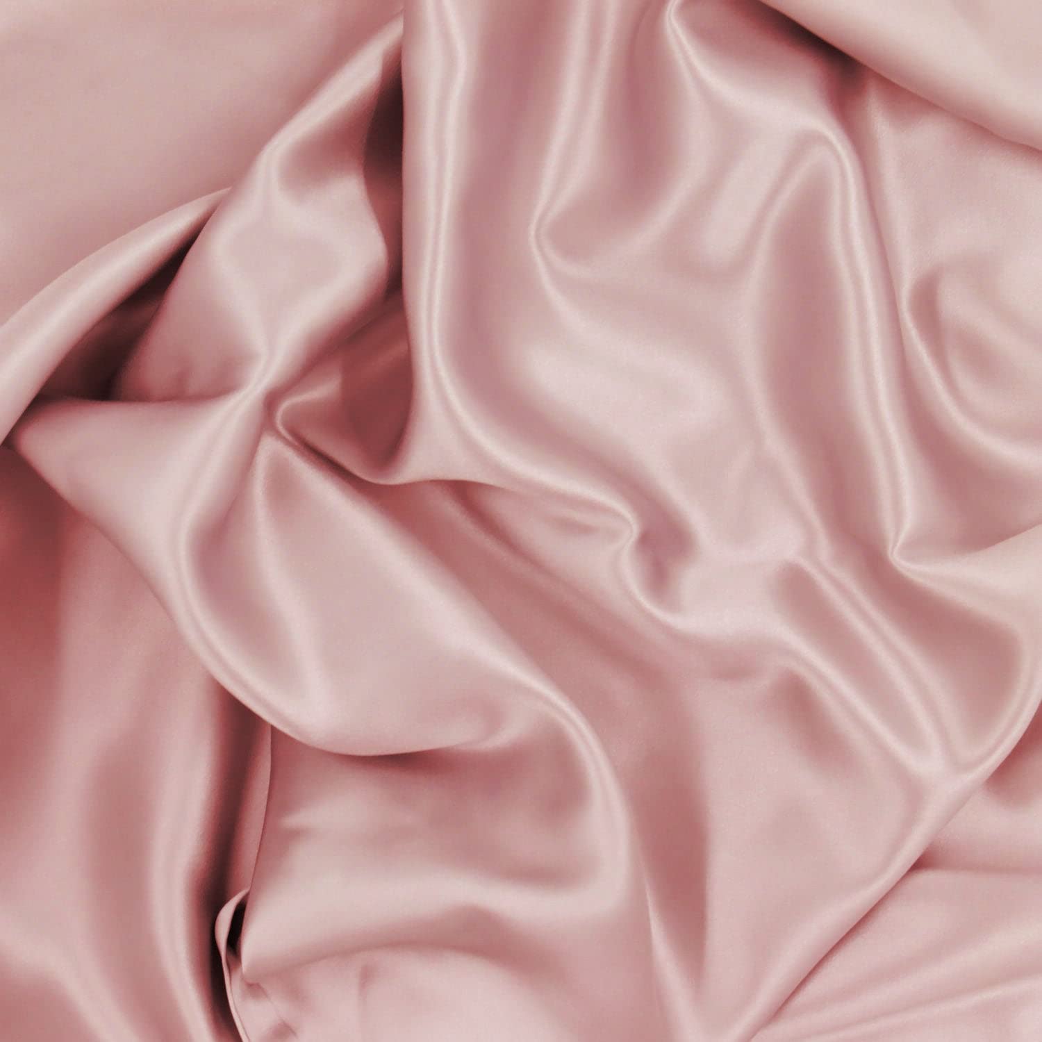 Mu erry 100% Pure Cal King Silk Fitted Sheet 22 Momme 6A Mu erry Silk Bed Sheets with 17" Deep Pocket  Breathable, Ultra-Soft, Oeko-TEX  Seamless  Rose Quartz