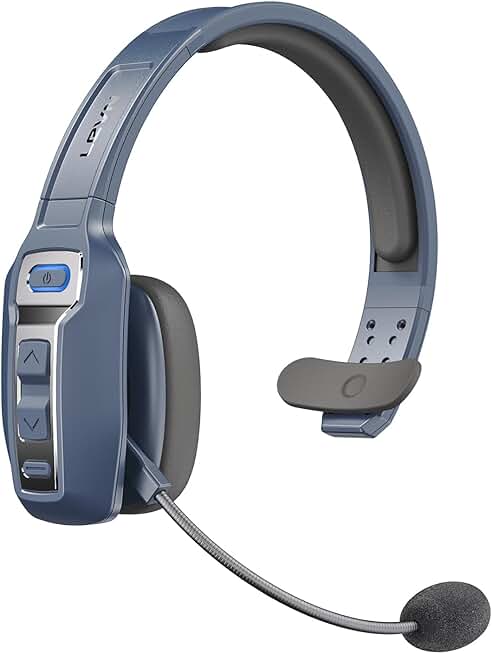 Wireless Bluetooth Headset with Microphone and Noise Cancellation