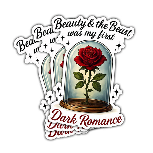Three Beauty and The Beast Dark Romance Stickers