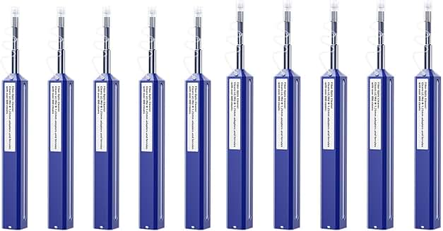 Fiber Optic Cleaning Pen Set, 10 Pieces, 1.25mm Ferrules