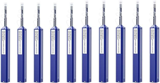 10 Pack LC Fiber Optic Cleaning Pen with Dual Action