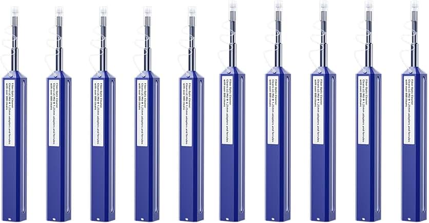 Fiber Optic Cleaning Pen Set, 10 Pieces, 1.25mm Ferrules