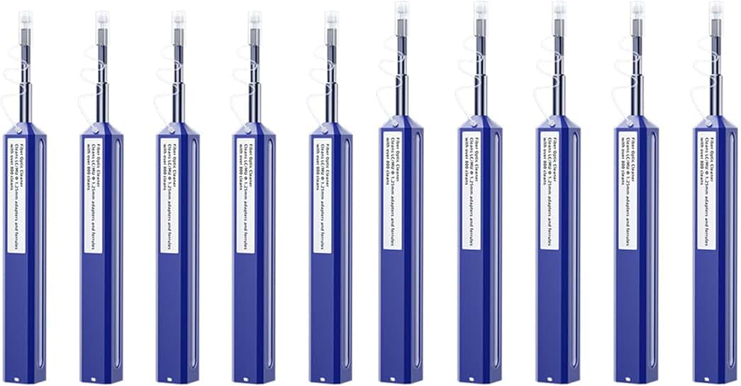 Fiber Optic Cleaning Pen Set, 10 Pieces, 1.25mm Ferrules