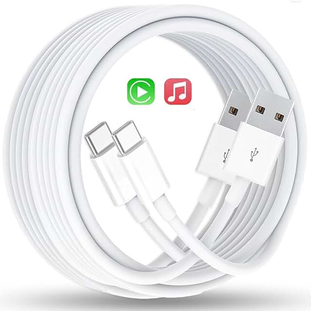 2 Pack Carplay Cable Adapter for iPhone and iPad