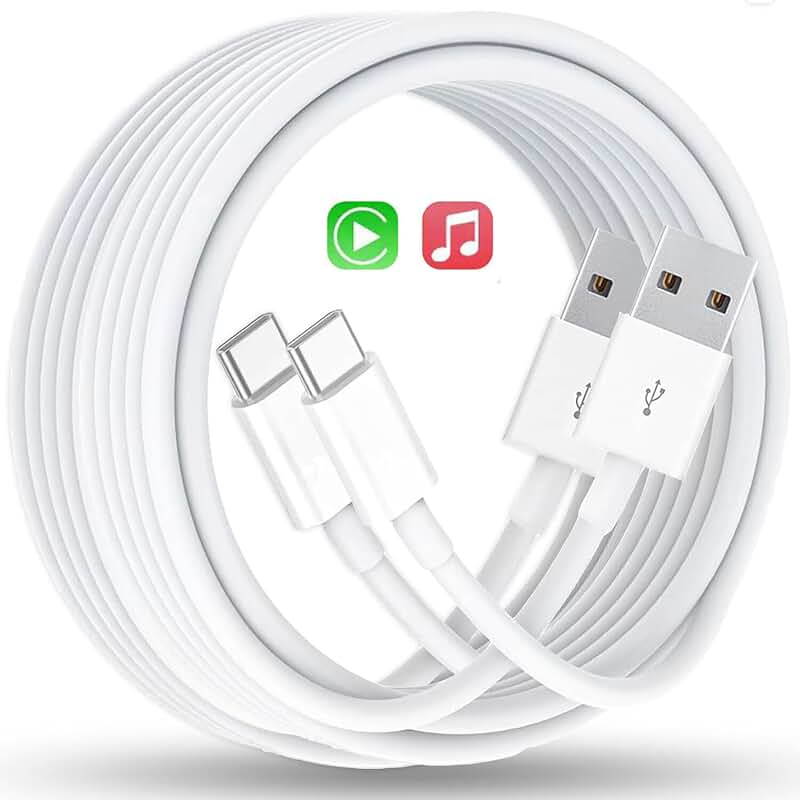 2 Pack Carplay Cable Adapter for iPhone and iPad