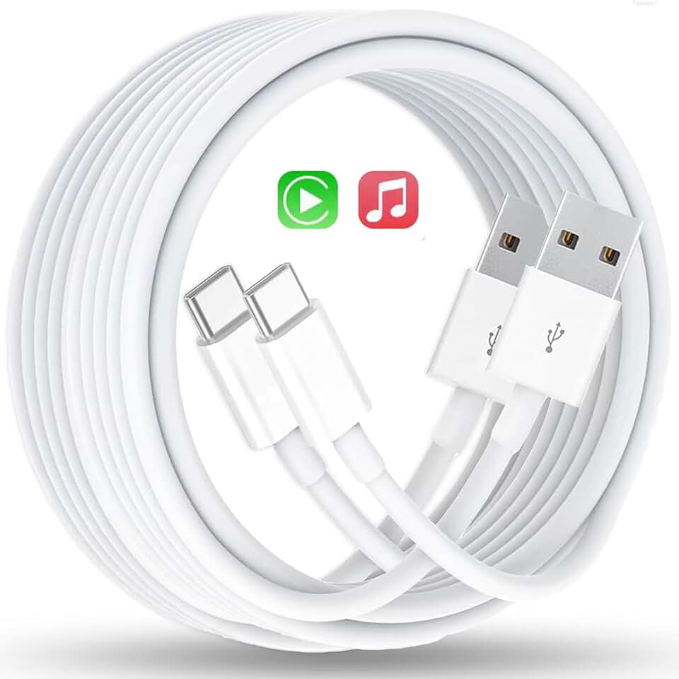 2 Pack Carplay Cable Adapter for iPhone and iPad