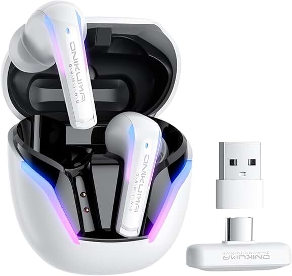 Wireless Gaming Earbuds with Low Latency and ENC Mic