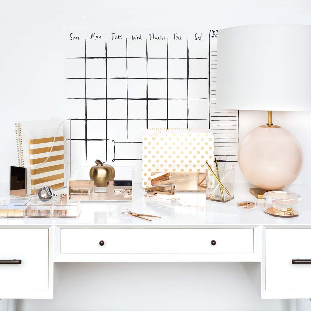Set of 6 Gold Dot Letter File Folders