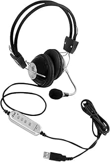 Wired Over-Ear Gaming Headset with Noise Cancelling Mic