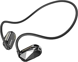 Open Ear Headphones with Mic, Bluetooth 5.3, 8H Playtime