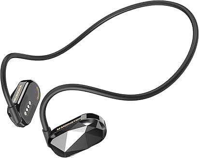 Open Ear Headphones with Mic, Bluetooth 5.3, 8H Playtime