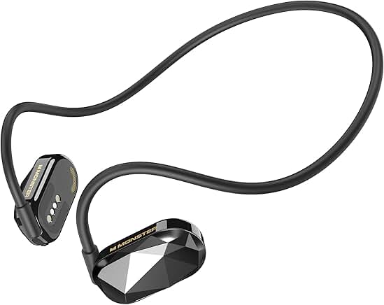 Open Ear Headphones with Mic, Bluetooth 5.3, 8H Playtime