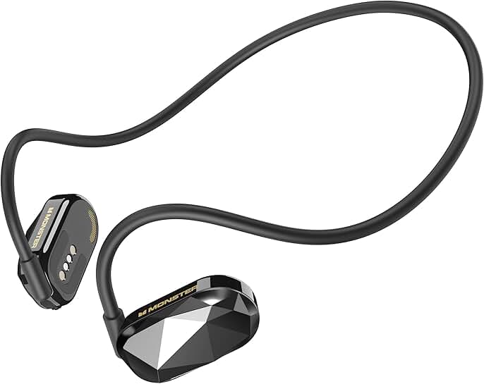 Open Ear Headphones with Mic, Bluetooth 5.3, 8H Playtime