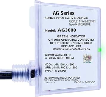 120/240 VAC HVAC Surge Protector with Watertight Enclosure