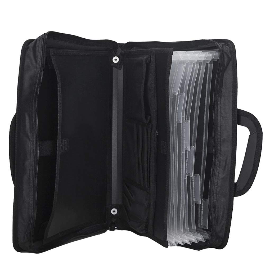 Waterproof Business Document Bag with Expandable Folder