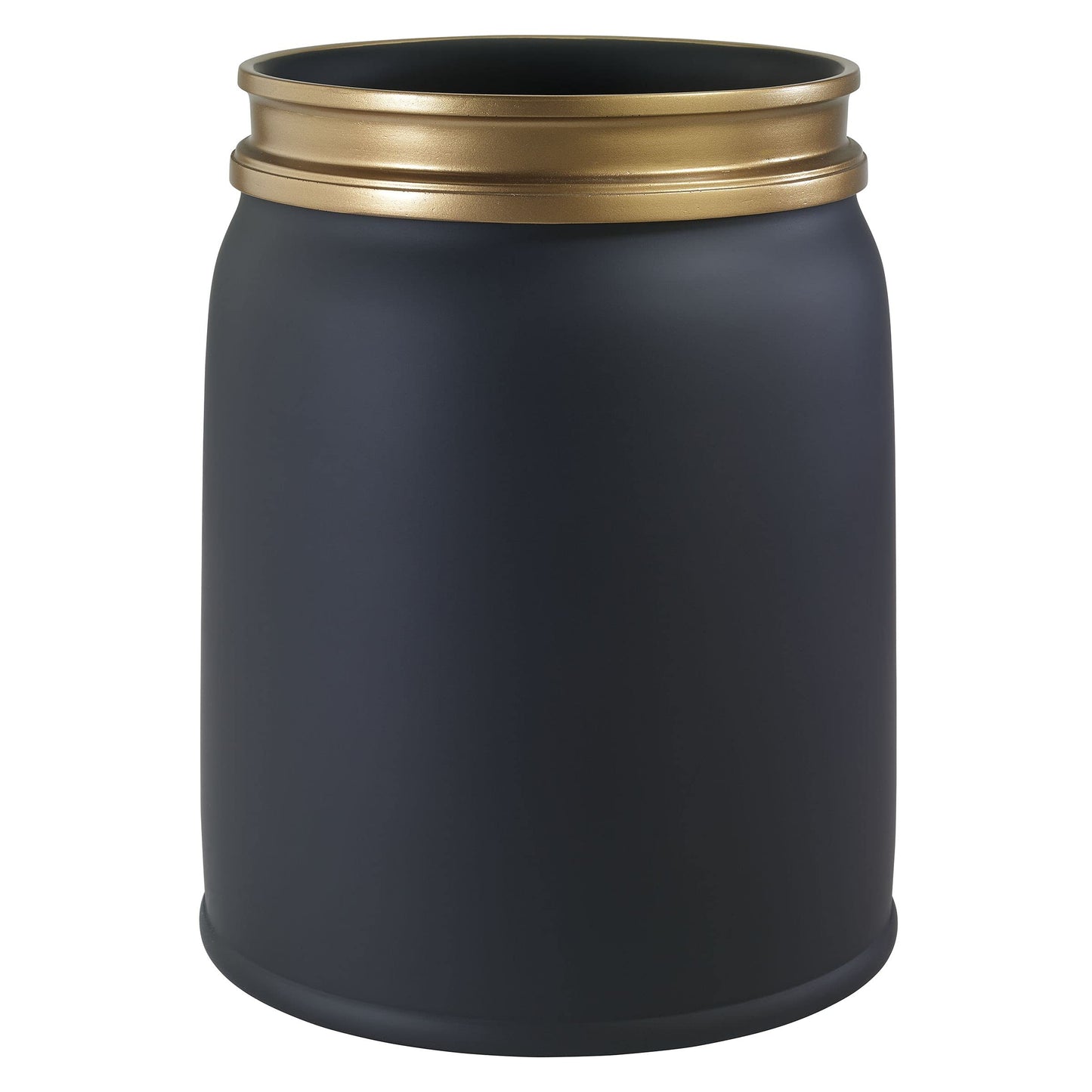 Memphis  Wastebasket, Black