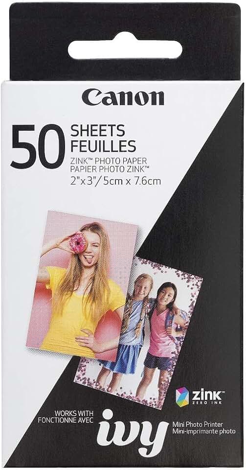 Photo Sticker Paper, 2x3 inches, 50 sheets