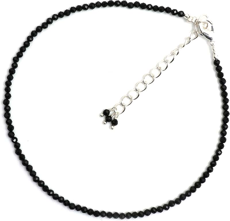 Lightweight Handmade Beaded Gemstone Anklet for Women