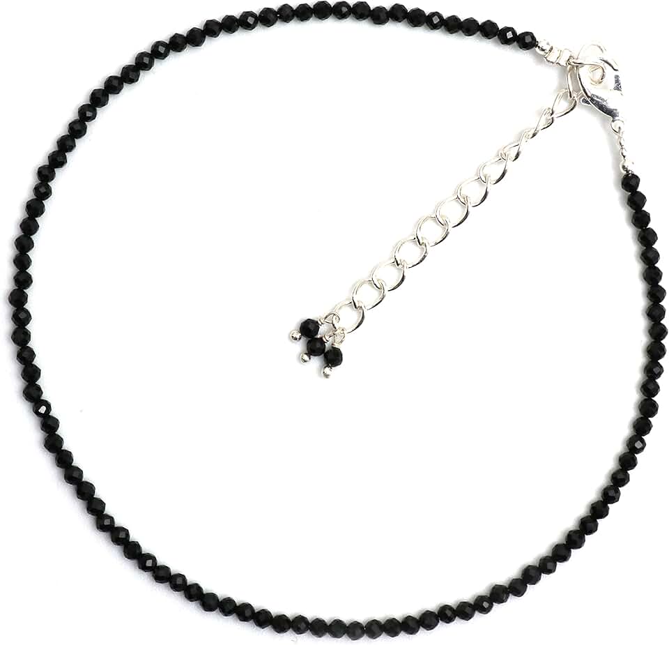 Lightweight Handmade Beaded Gemstone Anklet for Women