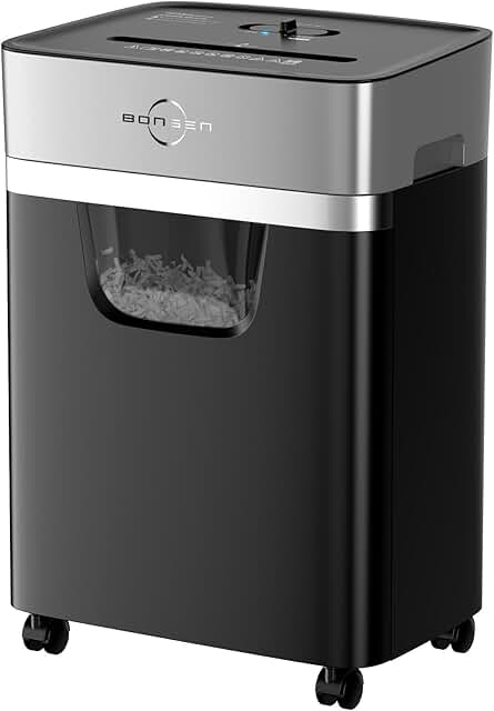 14-Sheet Cross Cut Paper Shredder with Large Bin