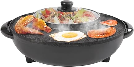 Indoor 2-in-1 Hotpot and Grill for 3-5 People