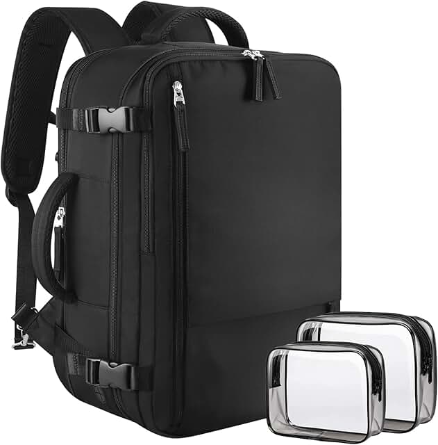 Large Expandable Travel Backpack for Women and Men
