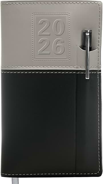 2026 Pocket Planner with Pen, 3.5"x6"
