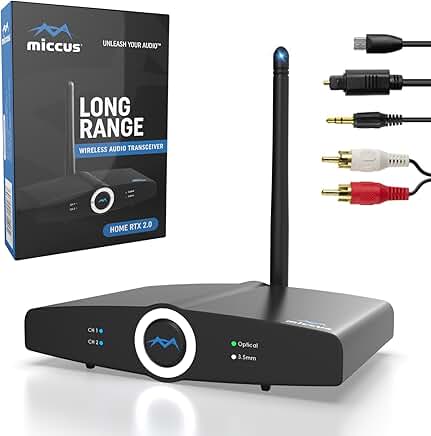 Long Range Bluetooth Audio Transmitter and Receiver