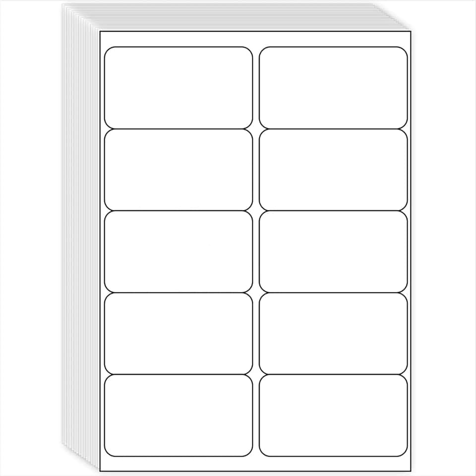 2" x 4" Shipping Address Labels, 1000 Sheets