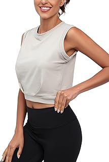Women’s Cotton Sleeveless Yoga and Workout Tank Top