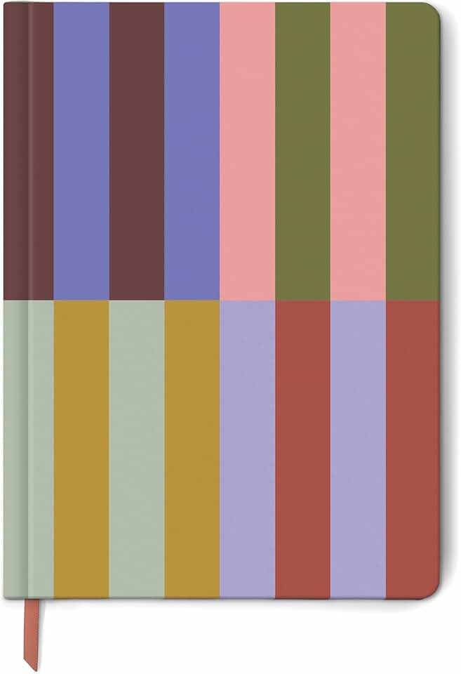 Jumbo Soft Cover Notebook with Lined Pages and Ribbon Marker