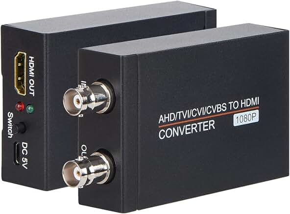 TVI/CVI/AHD to HDMI Converter for Full HD and 4K Video