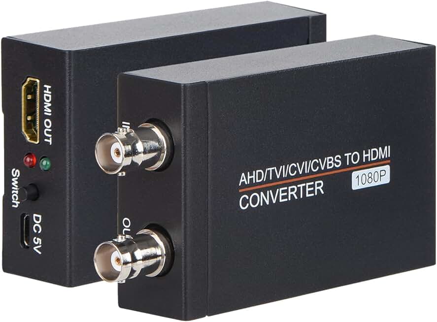 TVI/CVI/AHD to HDMI Converter for Full HD and 4K Video