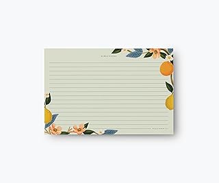 Set of 12 Citrus Grove Recipe Cards, 4x6 inches