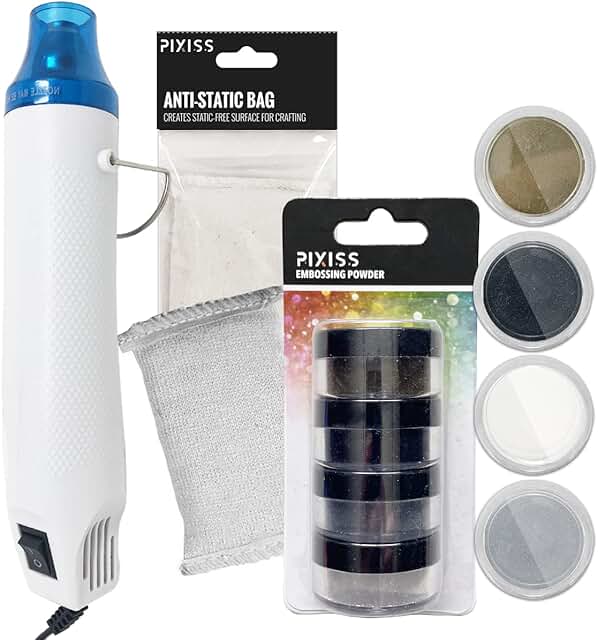 Heat Tool for Embossing and Crafts with Accessories