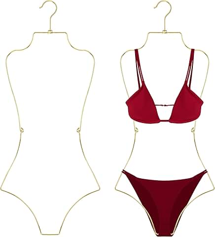 Swimsuit and lingerie hanging rack with swivel hook