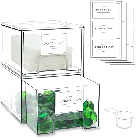 Two-Piece Laundry Storage and Organization Set
