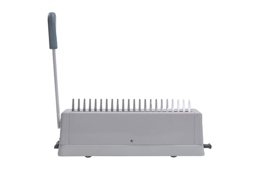 Manual 21-Hole Metal Comb Binding Machine, Punches 250 Sheets