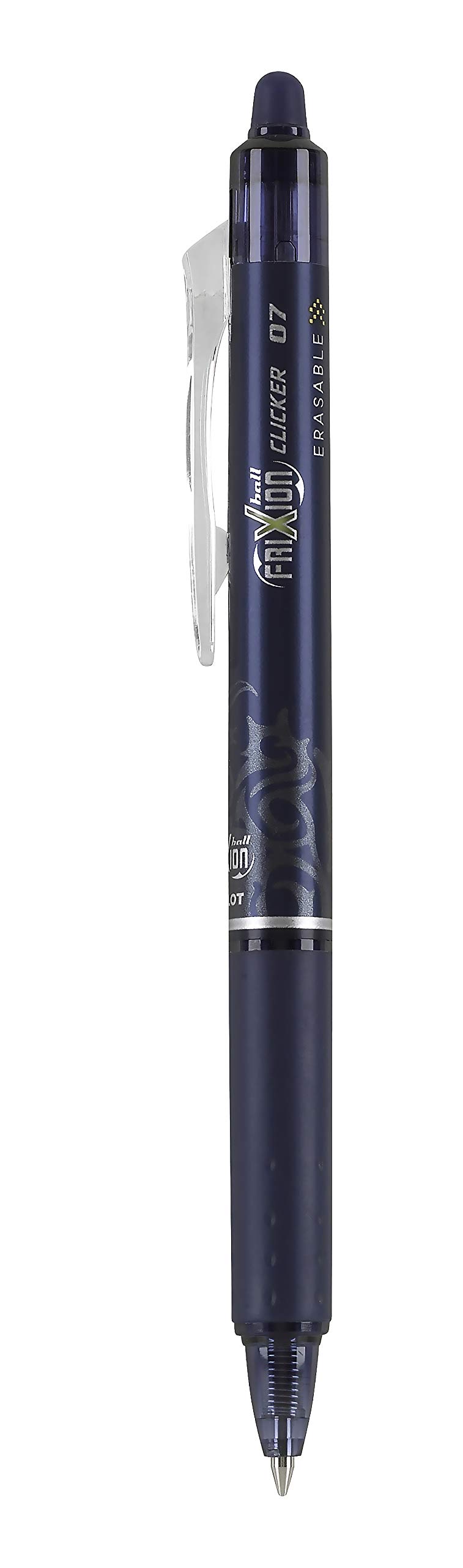 12 Navy Ink Erasable Gel Pens, Fine Point
