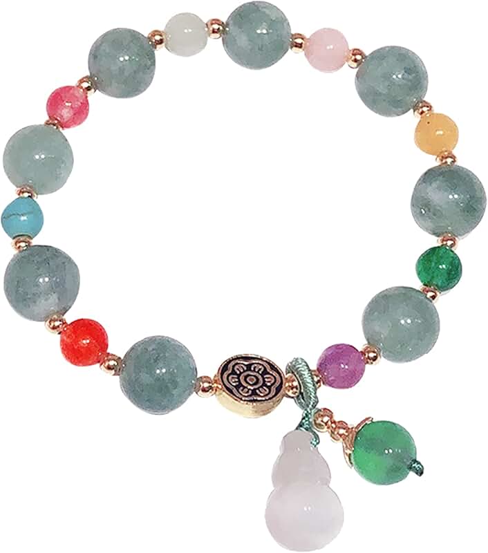 Green Jade 7 Chakra Beaded Bracelet for Women